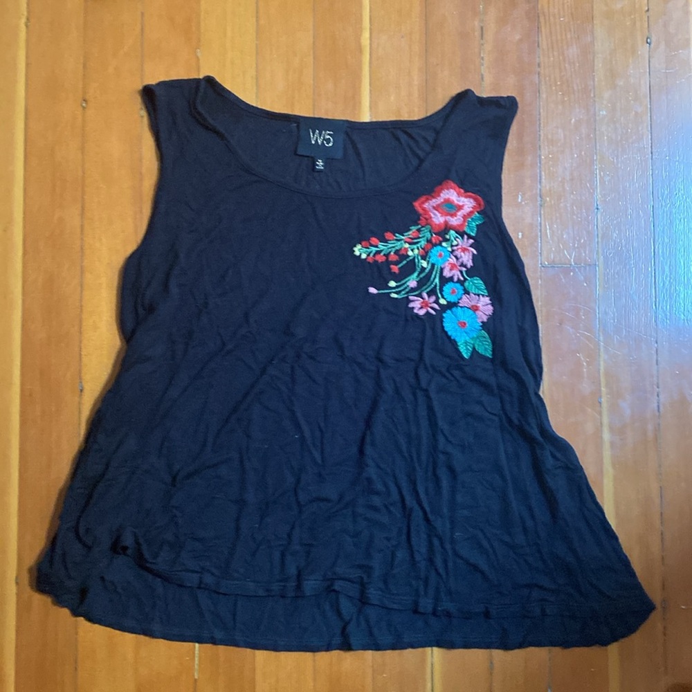 Anthropologie x W5, embroidered trapeze tank top - Picture 4 of 4